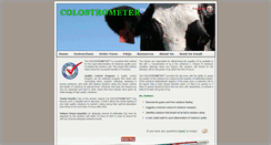 Desktop Screenshot of colostrometer.com
